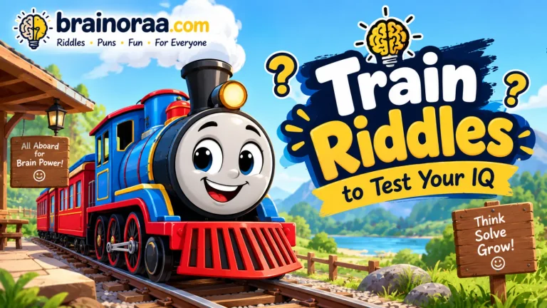 Train Riddles to Test Your IQ