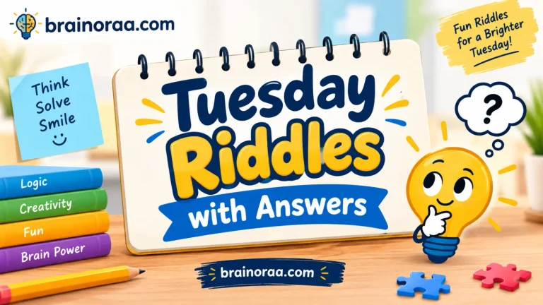 Tuesday Riddles with Answers